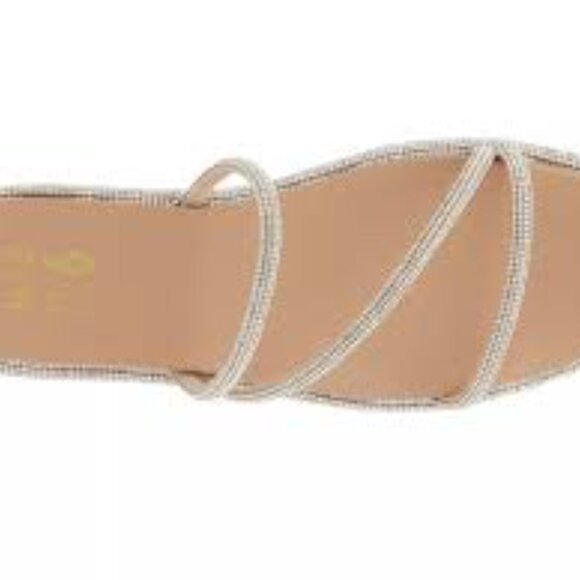 Mix No. 6 Moirea Sandals Silver Glitter - Size 9.5 Like New - Picture 14 of 14